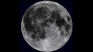 The side of the moon facing Earth, from data taken from cameras aboard NASA's robotic Lunar Reconnaissance Orbiter spacecraft.