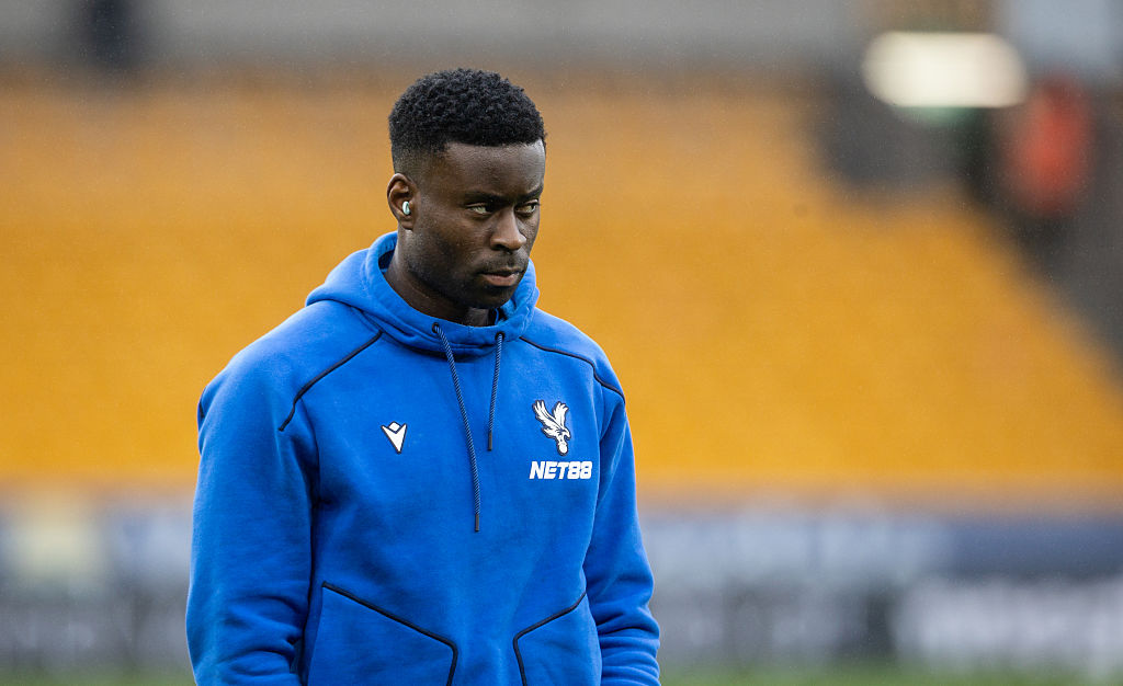 WOLVERHAMPTON, ENGLAND - NOVEMBER 22: Crystal Palace&#039;s Marc Guehi arriving at the stadium during the Premier League match between Wolverhampton Wanderers and Crystal Palace at Molineux on November 22, 2025 in Wolverhampton, England. (Photo by Andrew Kearns - CameraSport via Getty Images)