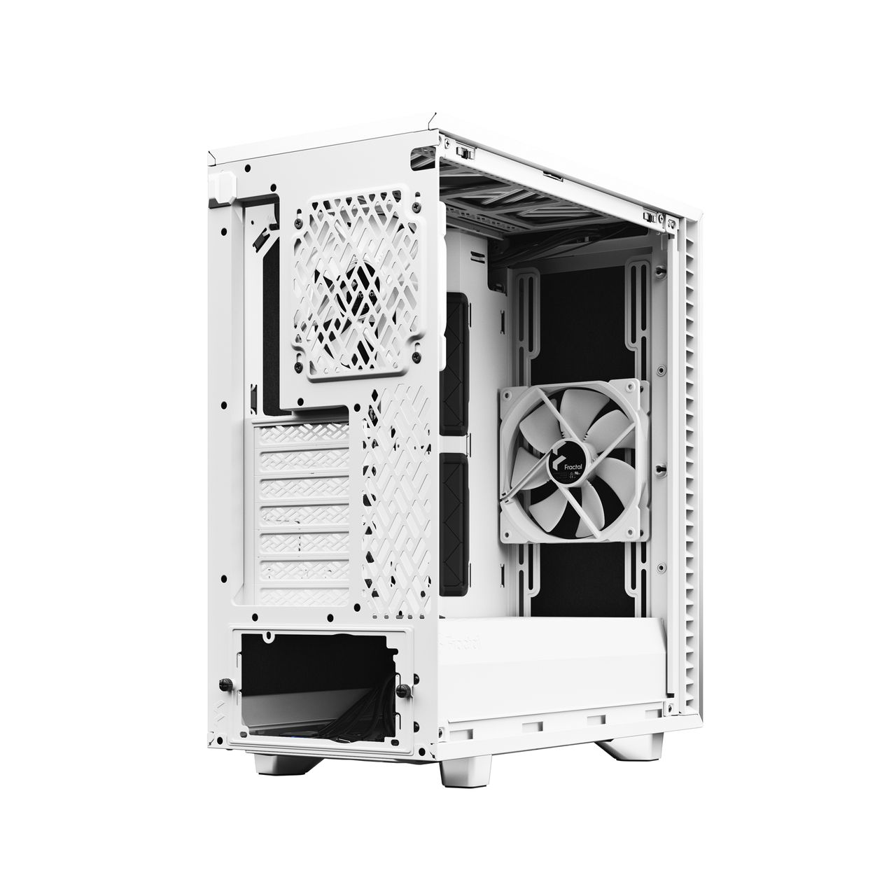 Fractal Design's White, No-Glass Define 7 Compact is a Minimalists