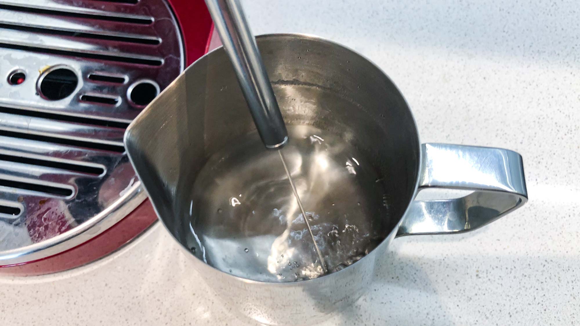 KitchenAid Artisan Espresso Makinesi süt köpürtücü aparatı