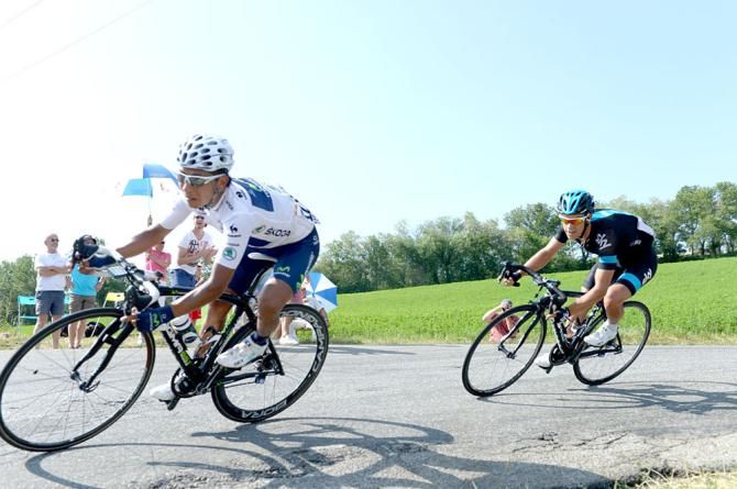Nairo Quintana and Richie Porte
