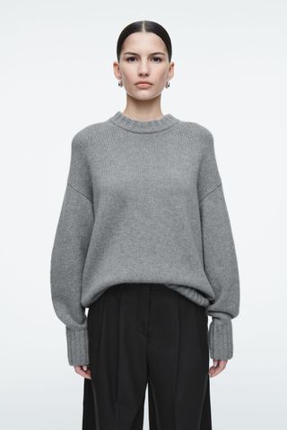 Chunky Pure Cashmere Crew-Neck Jumper