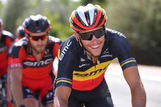 Smiles from Philippe Gilbert in the peloton