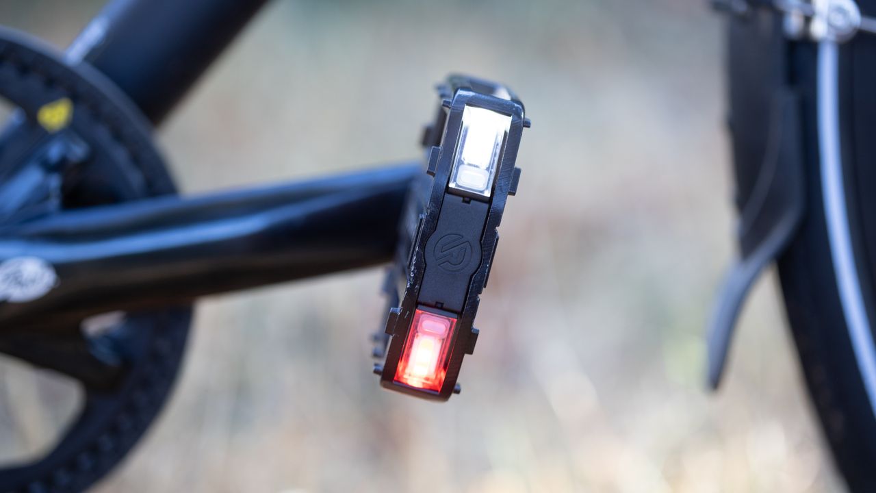 Redshift Arclight pedals side view of pedals while lit