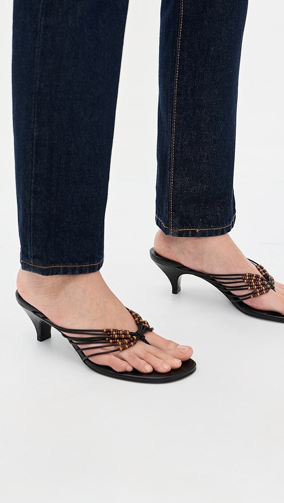 Reformation Jessica Heeled Thong Sandals
