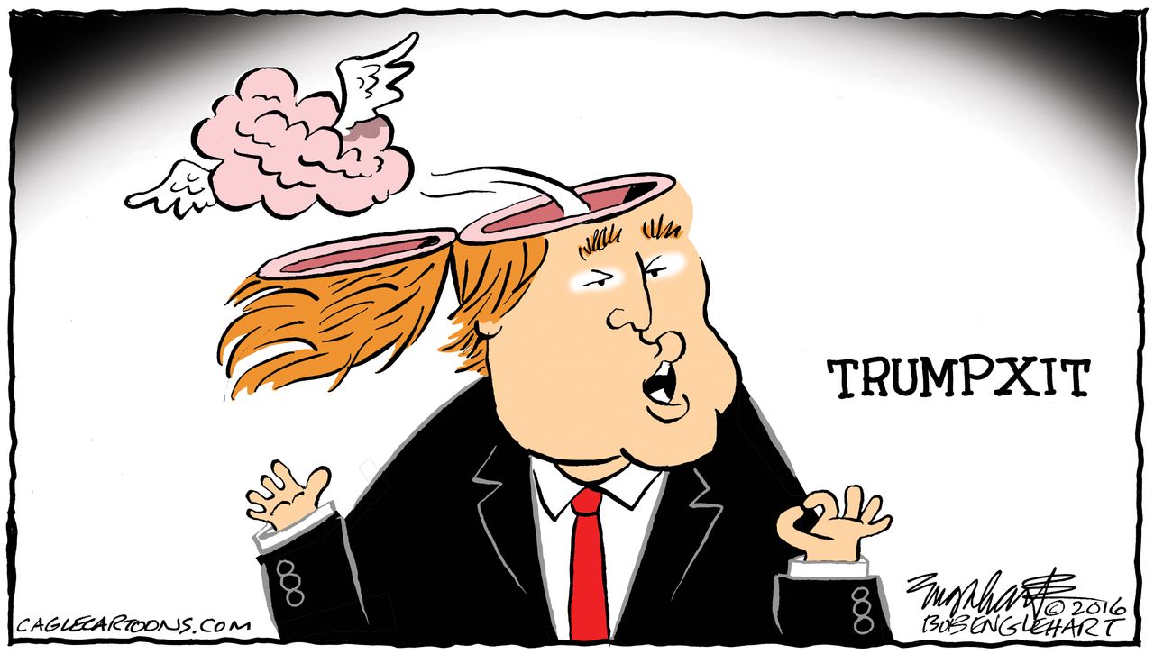 &amp;amp;nbsp;Political cartoon U.S. Donald Trump