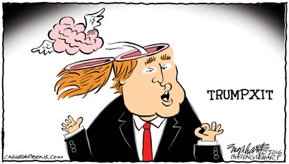 &nbsp;Political cartoon U.S. Donald Trump