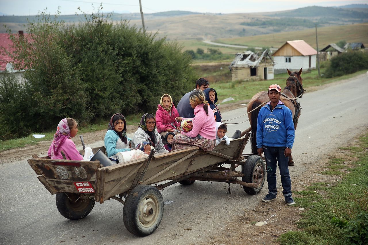 Roma settlers.