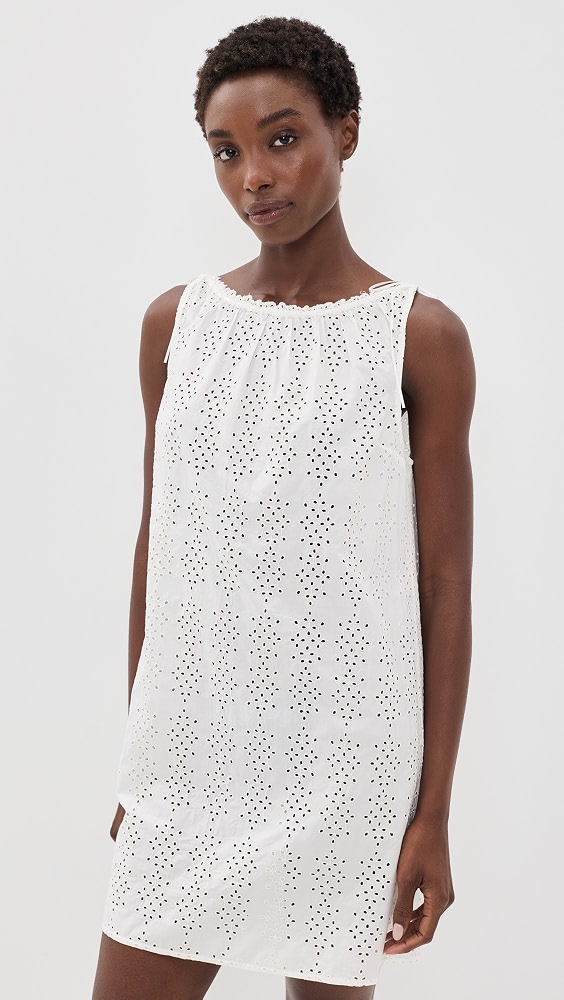 Harriet Mini Dress - Vintage White