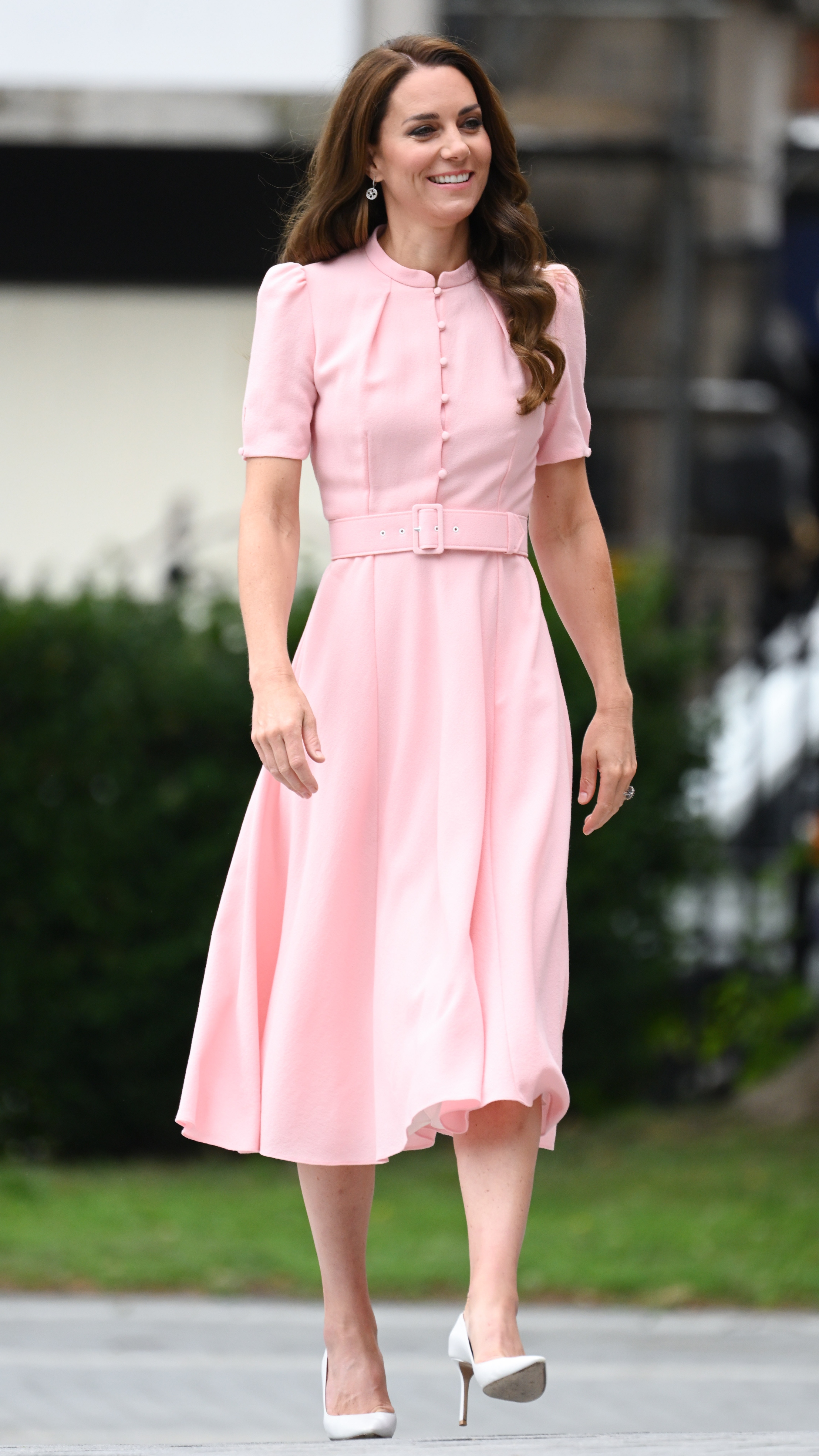 Catherine, Princess of Wales arrives to officially open the Young V&amp;amp;A at V&amp;amp;A Museum Of Childhood on June 28, 2023