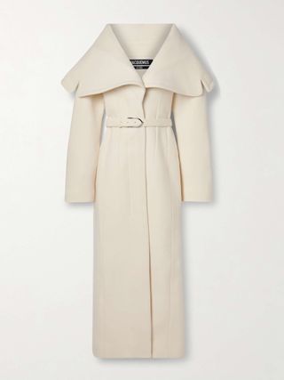 Caruso Belted Wool-Felt Coat