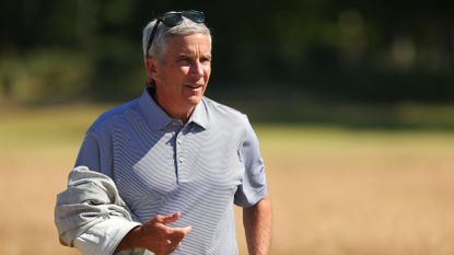 PGA Tour commissioner Jay Monahan at the Scottish Open 