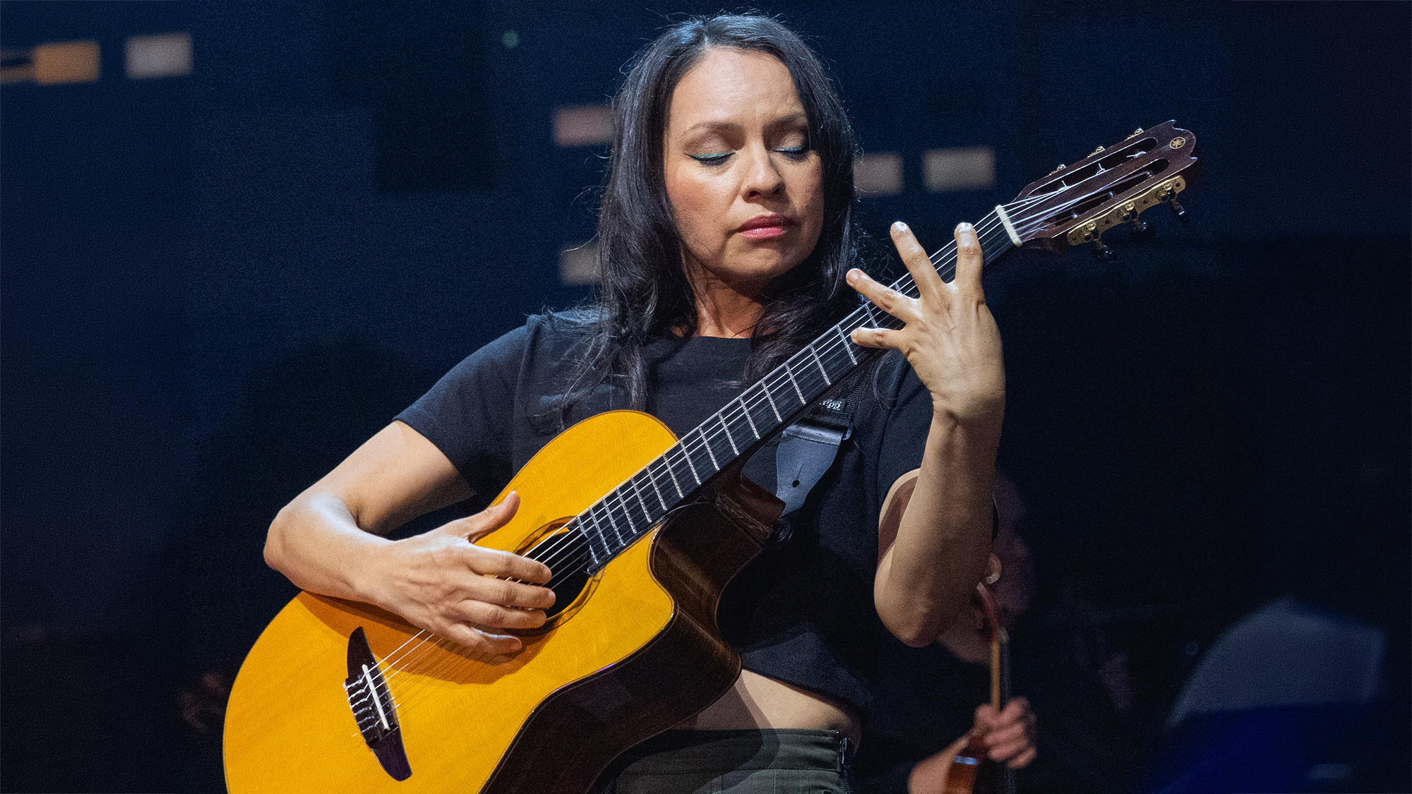 Rodrigo y Gabriela performs onstage with members of the Austin Symphony Orchestra during a taping of the long-running music series "Austin City Limits" at ACL Live on July 07, 2023 in Austin, Texas