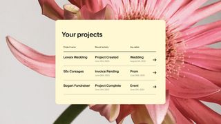 screenshot of squarespace proposal page 