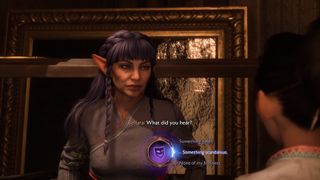 Dragon Age The Veilguard screenshot of Rook in conversation with Bellara and Neve