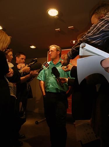 Tour Down Under race director Mike Turtur fields questions - mostly about Lance Armstrong.