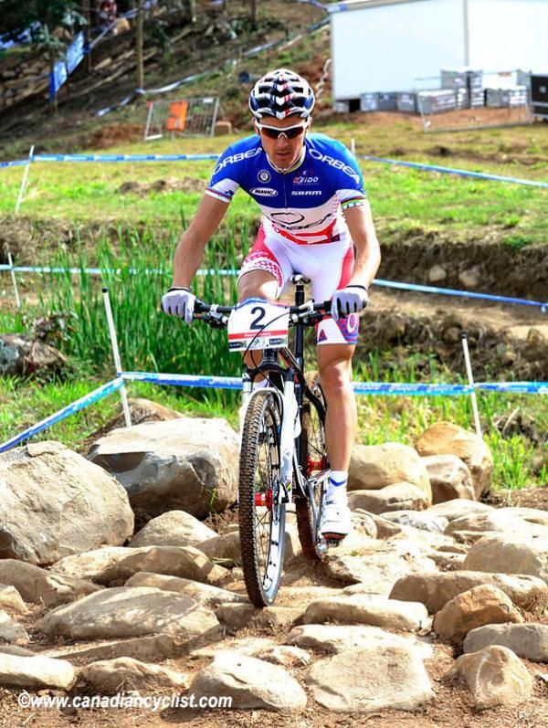 Julien Absalon is meticulous in his preparation, trying every technical section multiple times