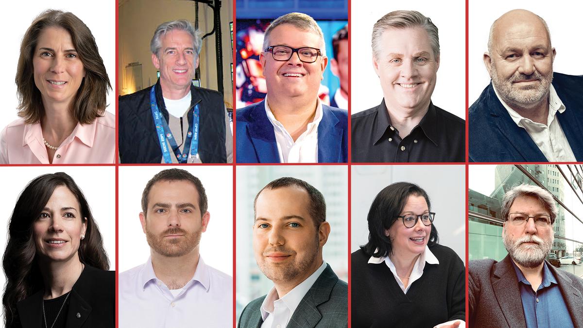 Top row from left: Madeleine Noland, David Mazza, Aaron LaBerge, Grant Petty, Werner Vogels (markralston/Getty Images). Bottom row from left: Poppy Crum, PhD, Joe Inzerillo, Brinton Miller, Lisa Pedroso and John Mailhot.