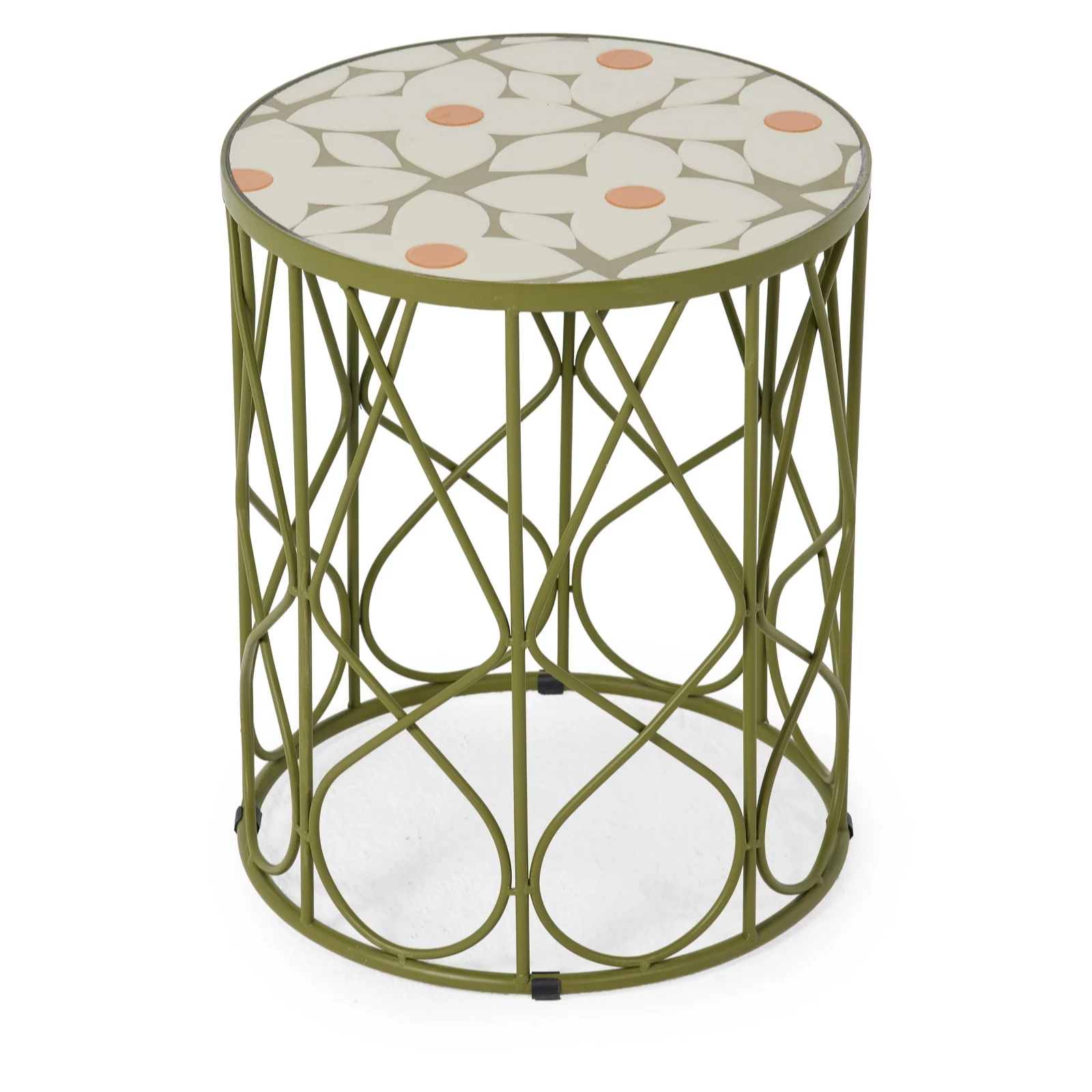 Garden Stories Studio 70 Side Table With Mosaic Flower Top