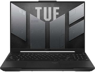 Asus TUF Gaming A16 laptop in black colorway