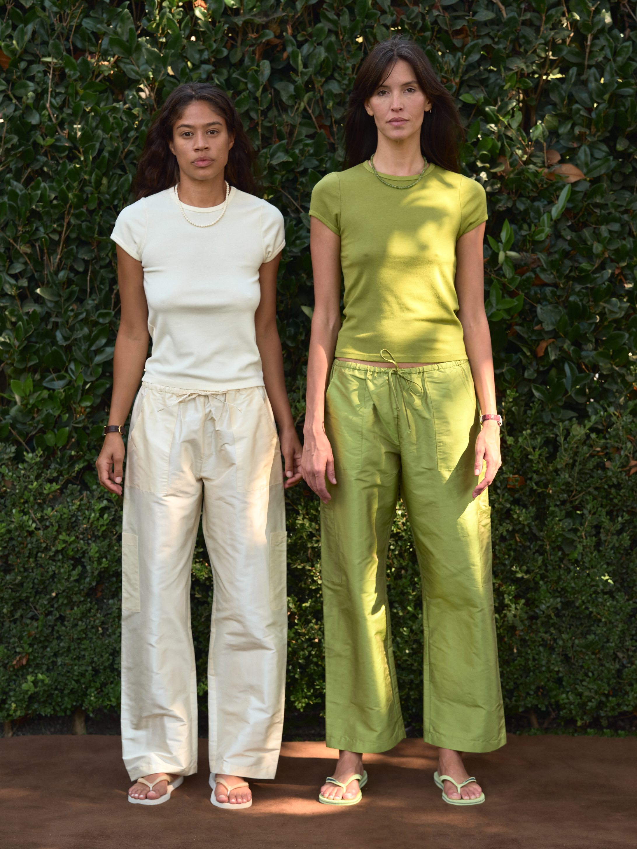 models wearing Donni pants