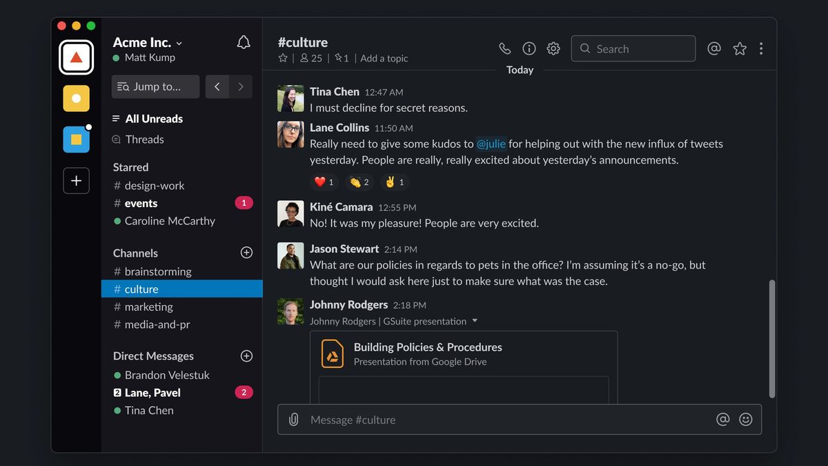 slack dark mode windows