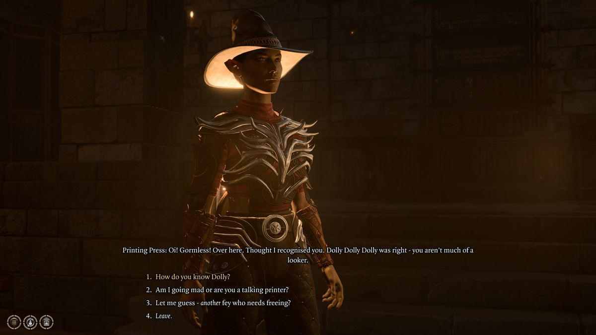 Baldur's Gate 3 Stop the Presses - Talking to the press