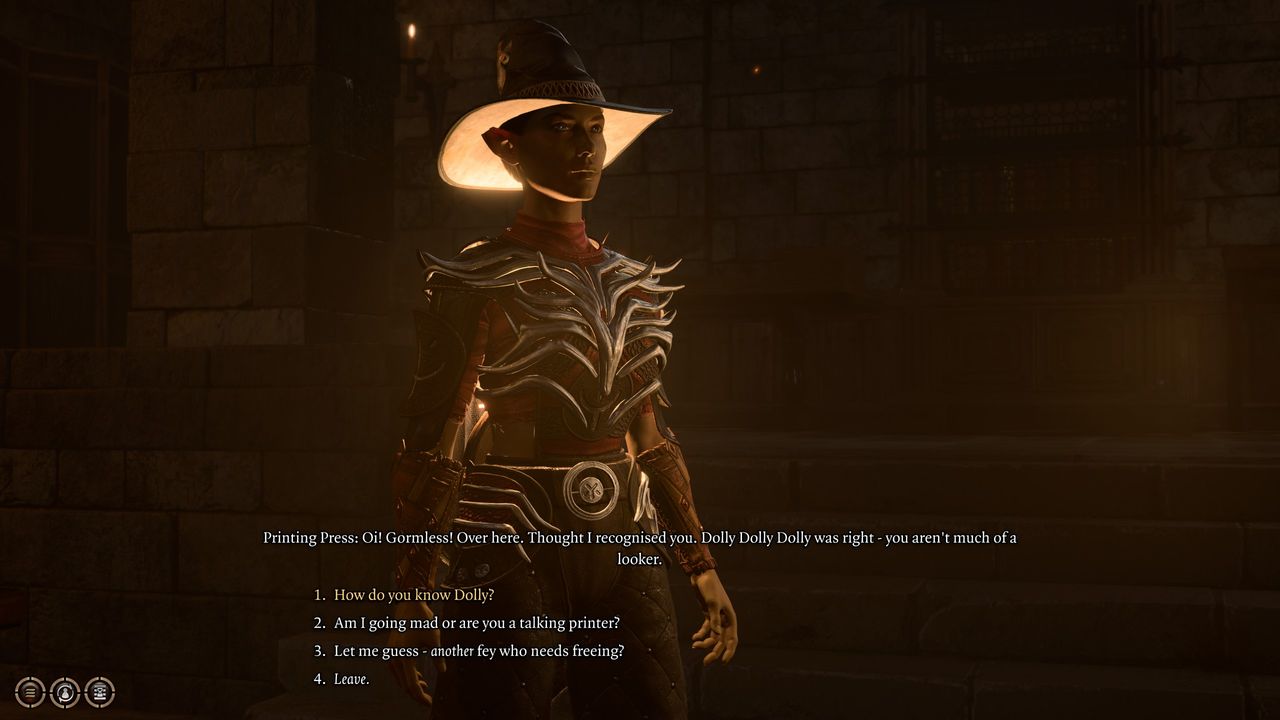 Baldur's Gate 3 Stop the Presses - Talking to the press