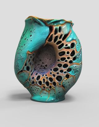 a vase created by ai
