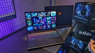 The Acer Predator Helios Neo 18 AI gaming laptop.