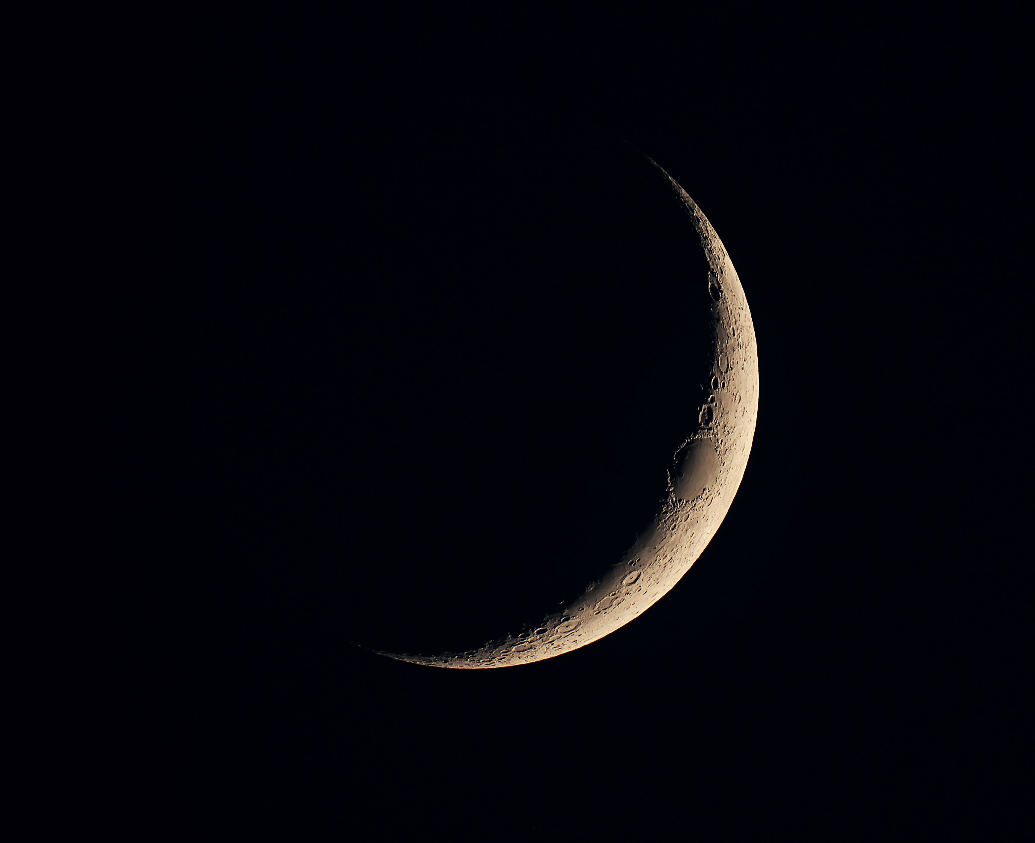 Crescent Moon from Pacific Northwest