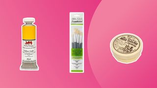 the best art supplies for oil painting - paint, brush and brush cleaner