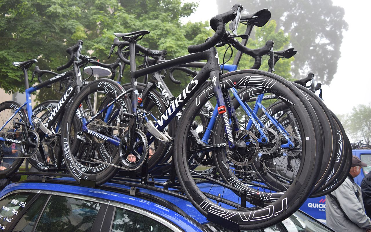 Julian Alaphilippe's custom-painted S-Works Tarmac Disc SL6