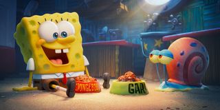 Gary and Spongebob in The Spongebob Movie: Sponge on the Run.