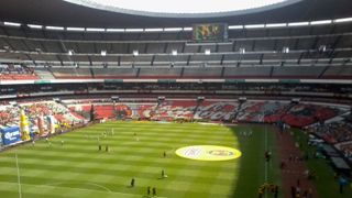 The iconic Azteca Stadium in Mexico City