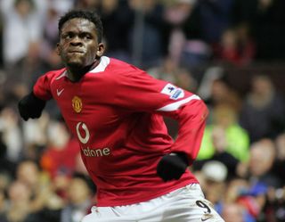 Louis Saha spent four years at Manchester United from 2004-2008.