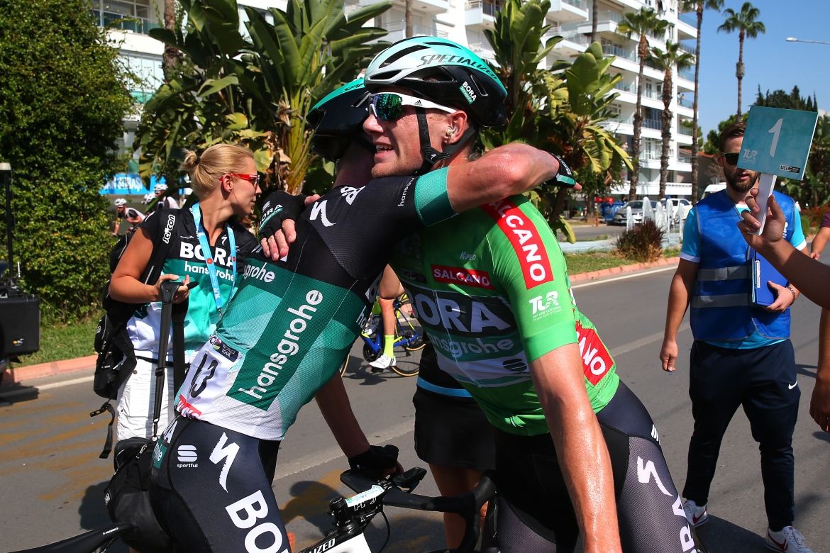 Celebrations for the Bora riders