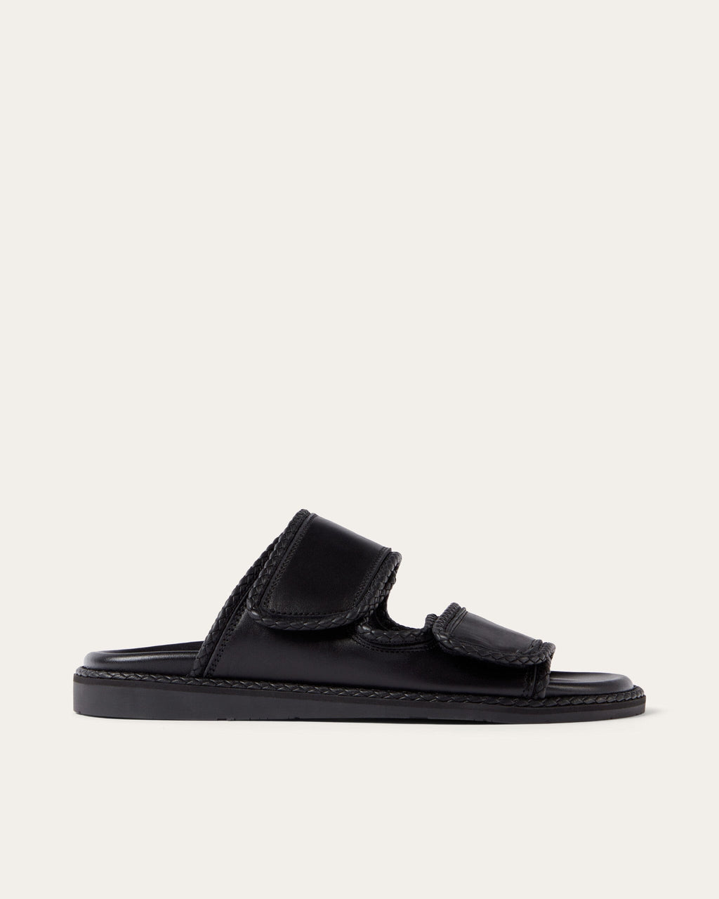 Braided Slide, Black
