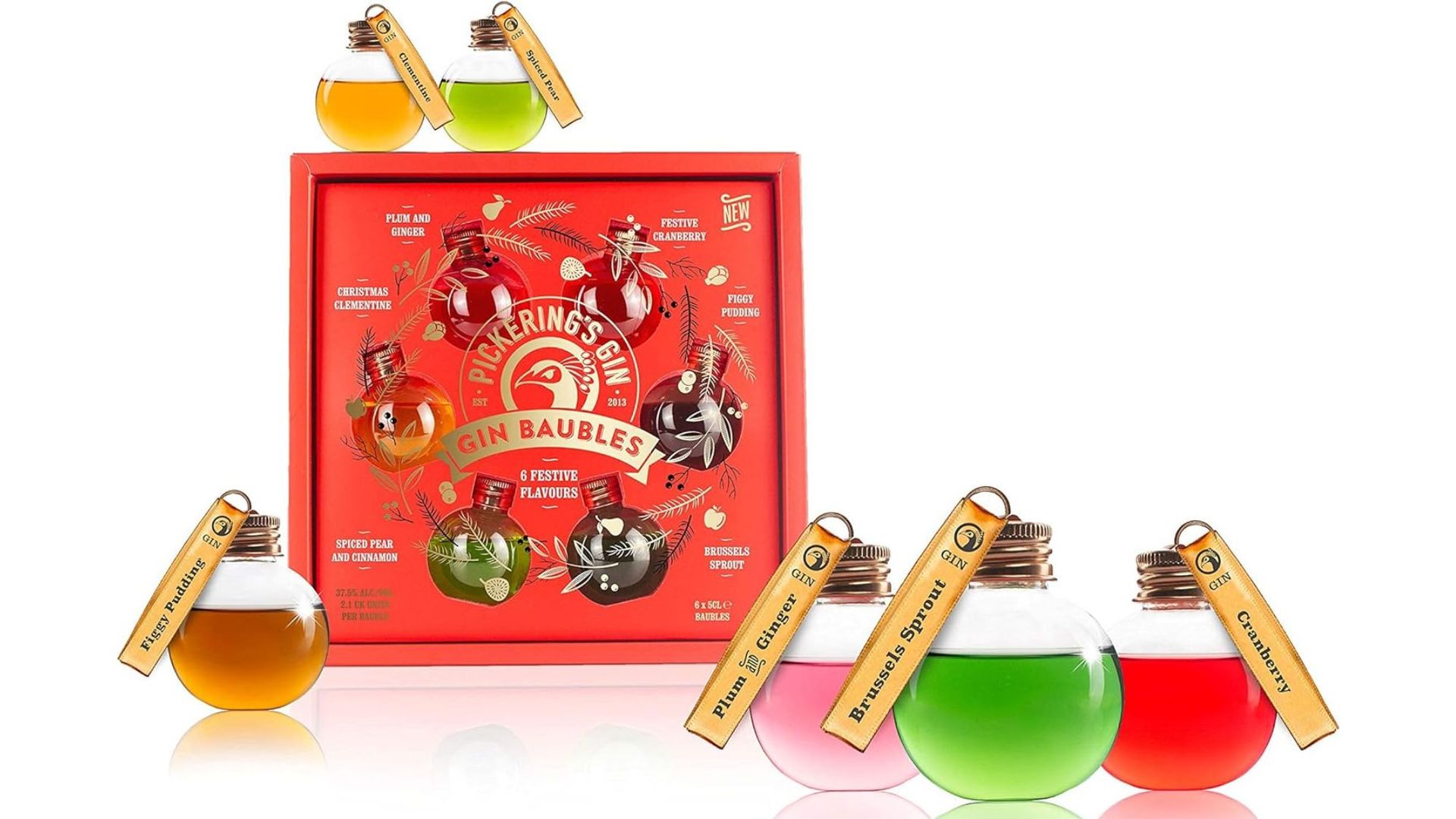 Pickering's Festively Flavoured Gin Baubles