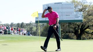 Tiger Woods at the 2022 Masters