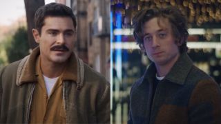 Zac Efron in The Greatest Beer Run Ever and Jeremy Allen White in The Bear (side by side)