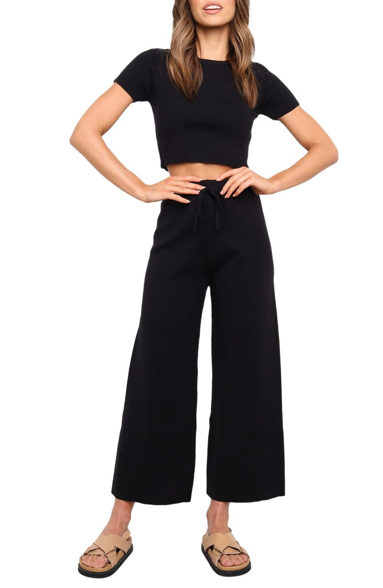 Ayers Crop Sweater &amp;amp; Wide Leg Pants Set