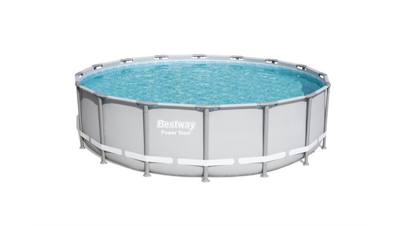 Bestway power steel pool set
