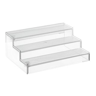 Acrylic shelf risers