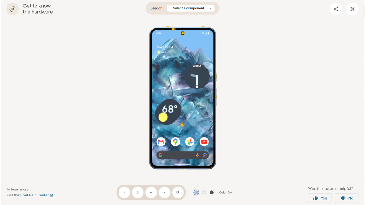 Google Pixel 8 Pro in Pixel Phone Simulator (leak)