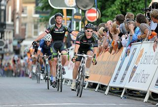 Ian Wilkinson takes second place, Rob Hayles third, Tour Series 2010, round 9, Chester