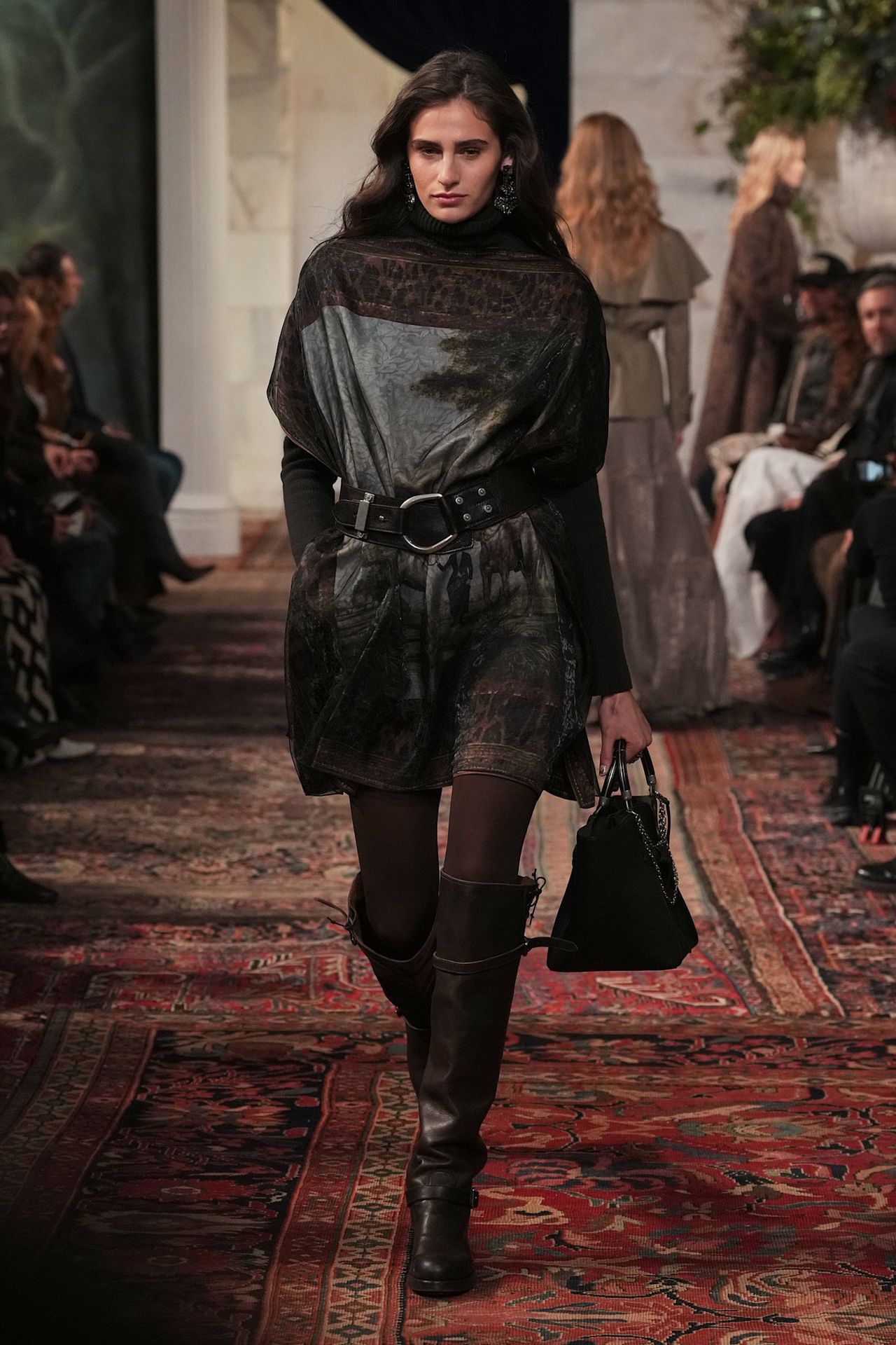 models walk the Ralph Lauren Fall 2026 runway