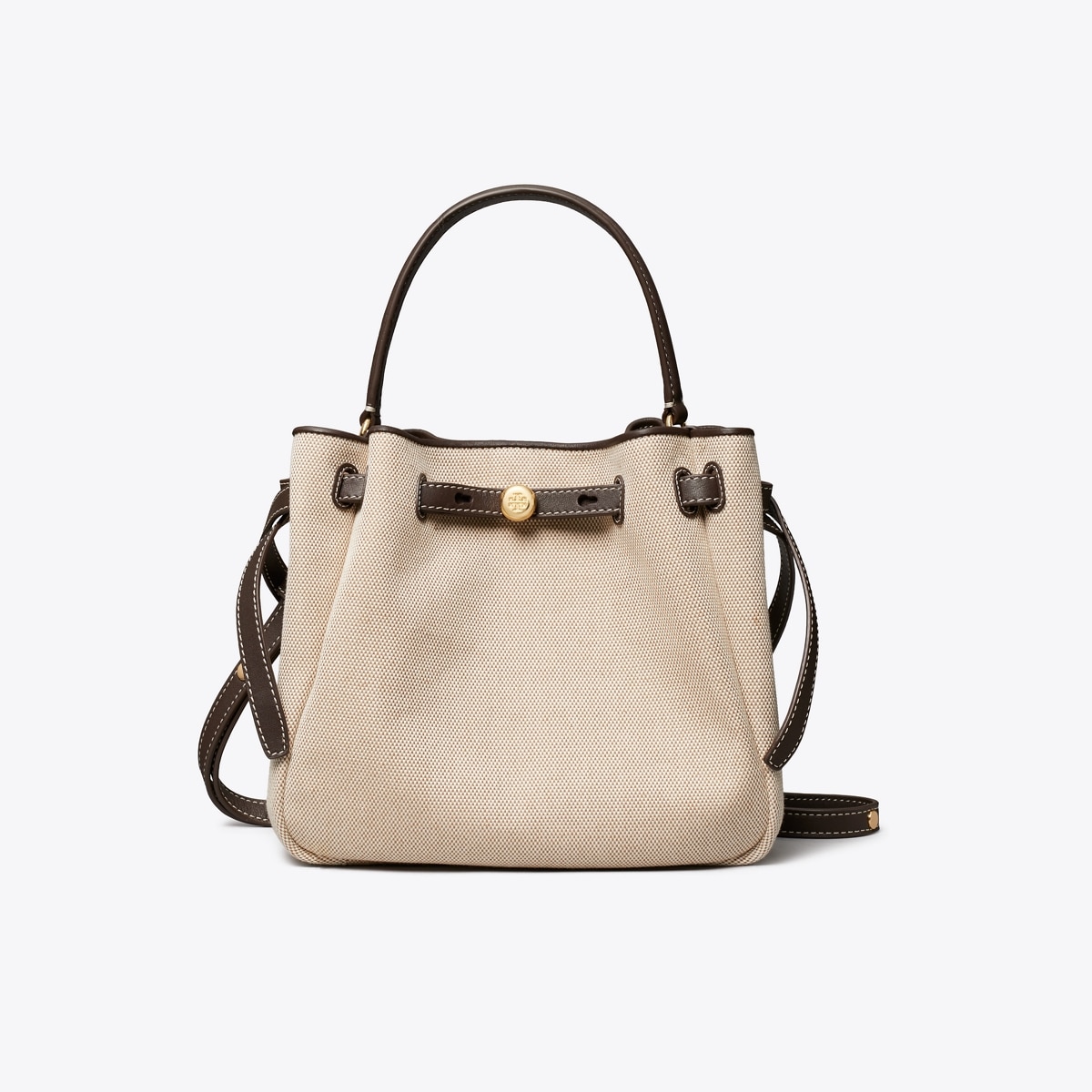 Romy Canvas Bucket Bag in Multi, Size Os