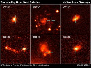 Hubble Confirms Nearby Cosmic Blasts Unlikely