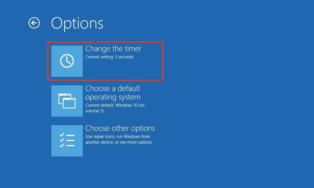 How to change boot menu list time on Windows 10 Windows Central